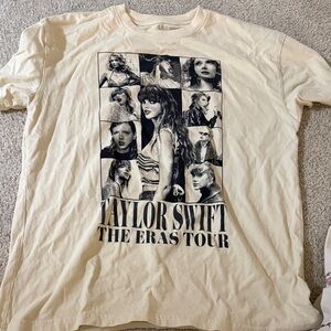 Taylor Swift The Eras Tour Cream Graphic Tee